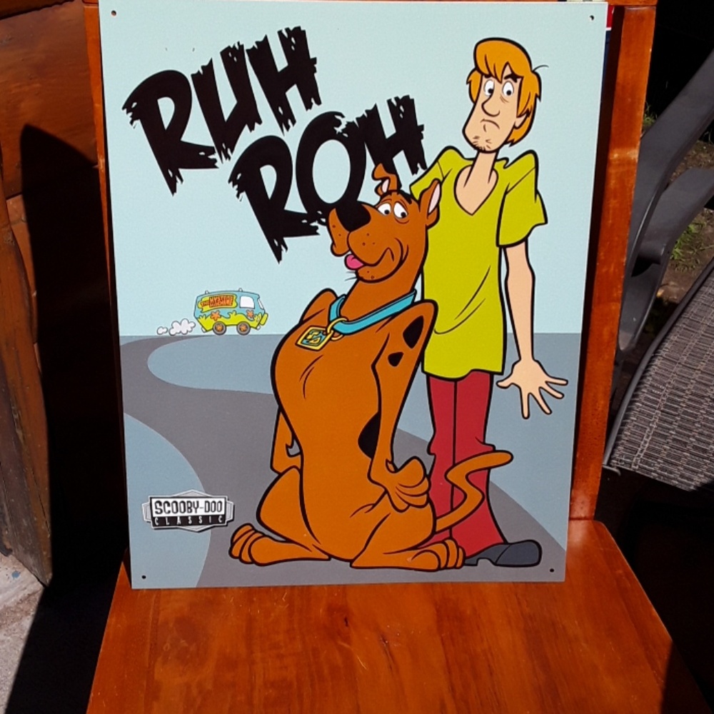 Metal Sign  Scooby-Doo Shaggy  80s Cool